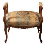 Rococo style bench.