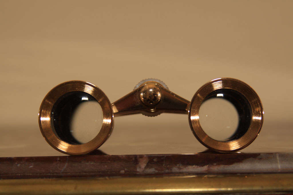 French Mother of pearl opera glasses.