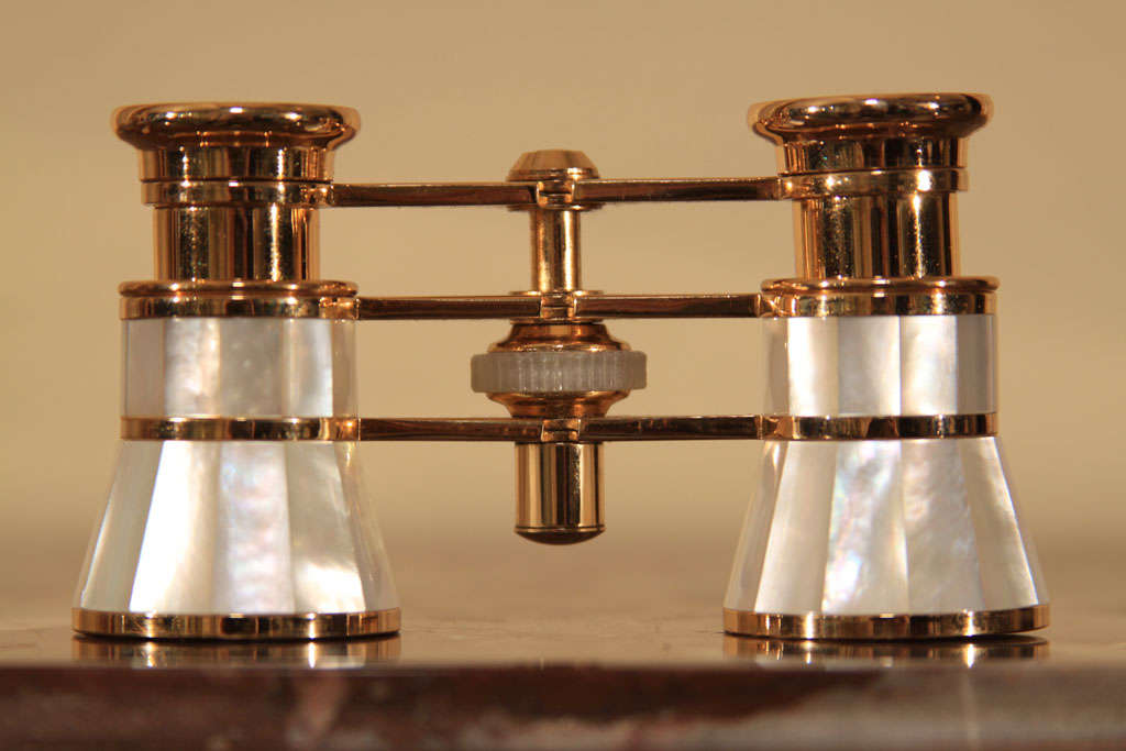 Mother of pearl opera glasses. 2