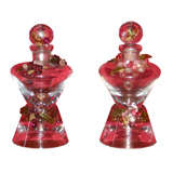 Two Decorated Bottles by Frédérique Lombard Morel