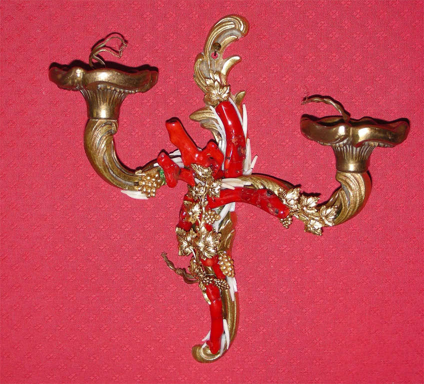 French Two 2000 Sconces by  Frédérique Lombard Morel For Sale