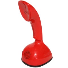 Telephone by Eriksson, Sweden, circa 1960, Vintage Red Telephone, the Cobra, Red