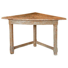 An Early Swedish Corner Table, 18th. C