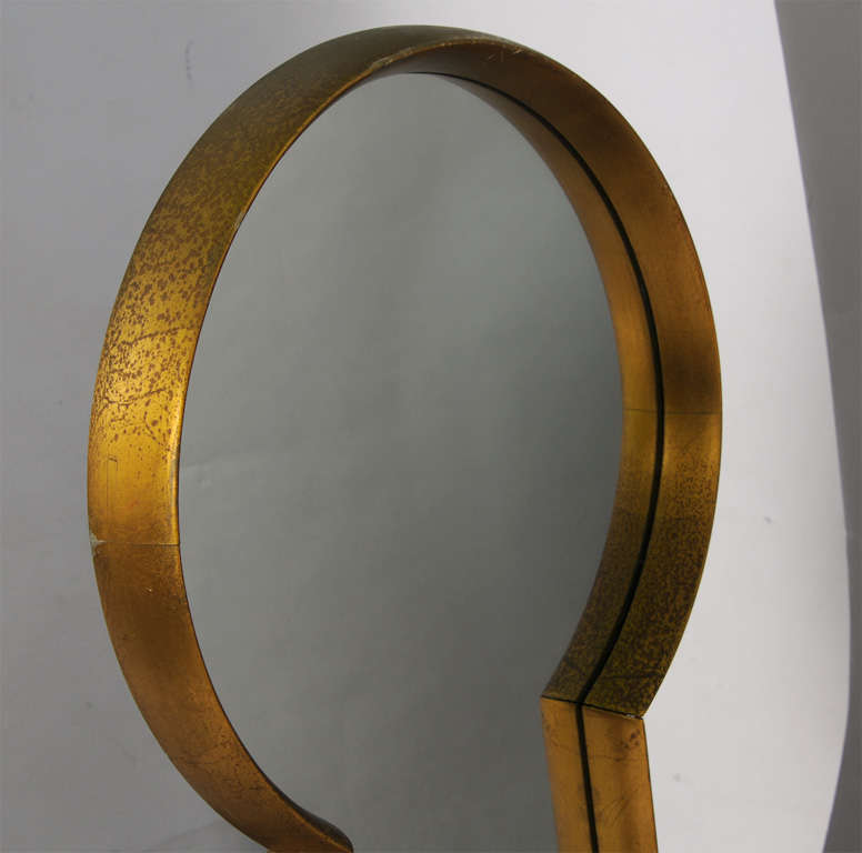 Keyhole Mirror from Estate of Artist Peter Driben In Excellent Condition In West Palm Beach, FL