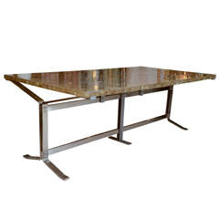 Rectangular Fractal Resin Dining Table