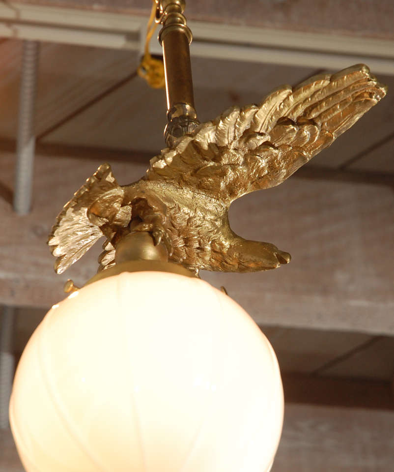 Brass Eagle Pendant 2