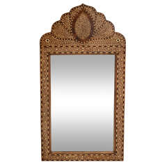 Moroccan Bone Inlay Mirror