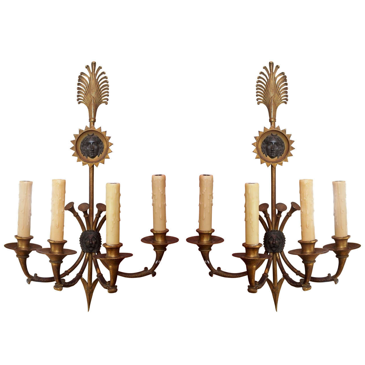 Pair French Empire Sconces