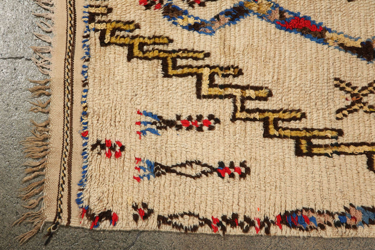 Moroccan Vintage Tribal Rug From Azilal 3