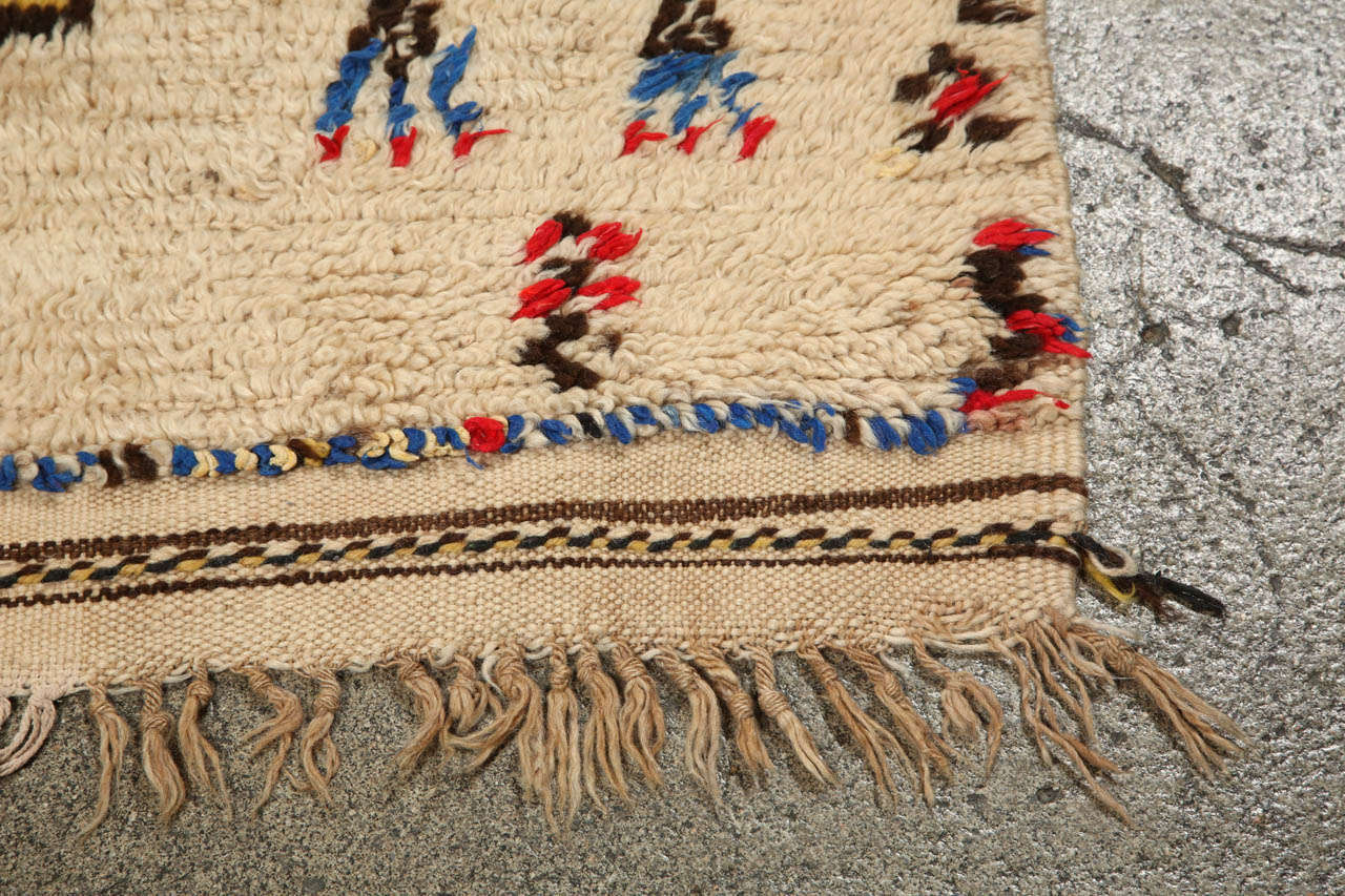 Moroccan Vintage Tribal Rug From Azilal 1