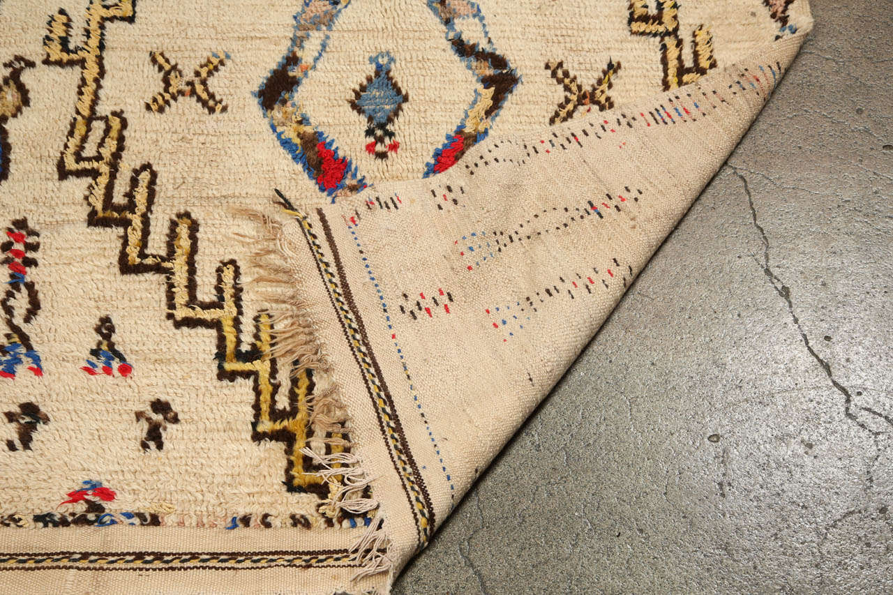 Moroccan Vintage Tribal Rug From Azilal 2
