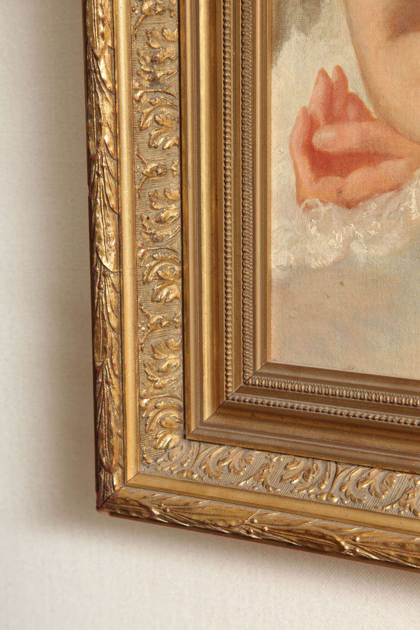 Peinture à l'huile sur toile d'Adolf Belimbau Bon état - En vente à Bridgewater, CT