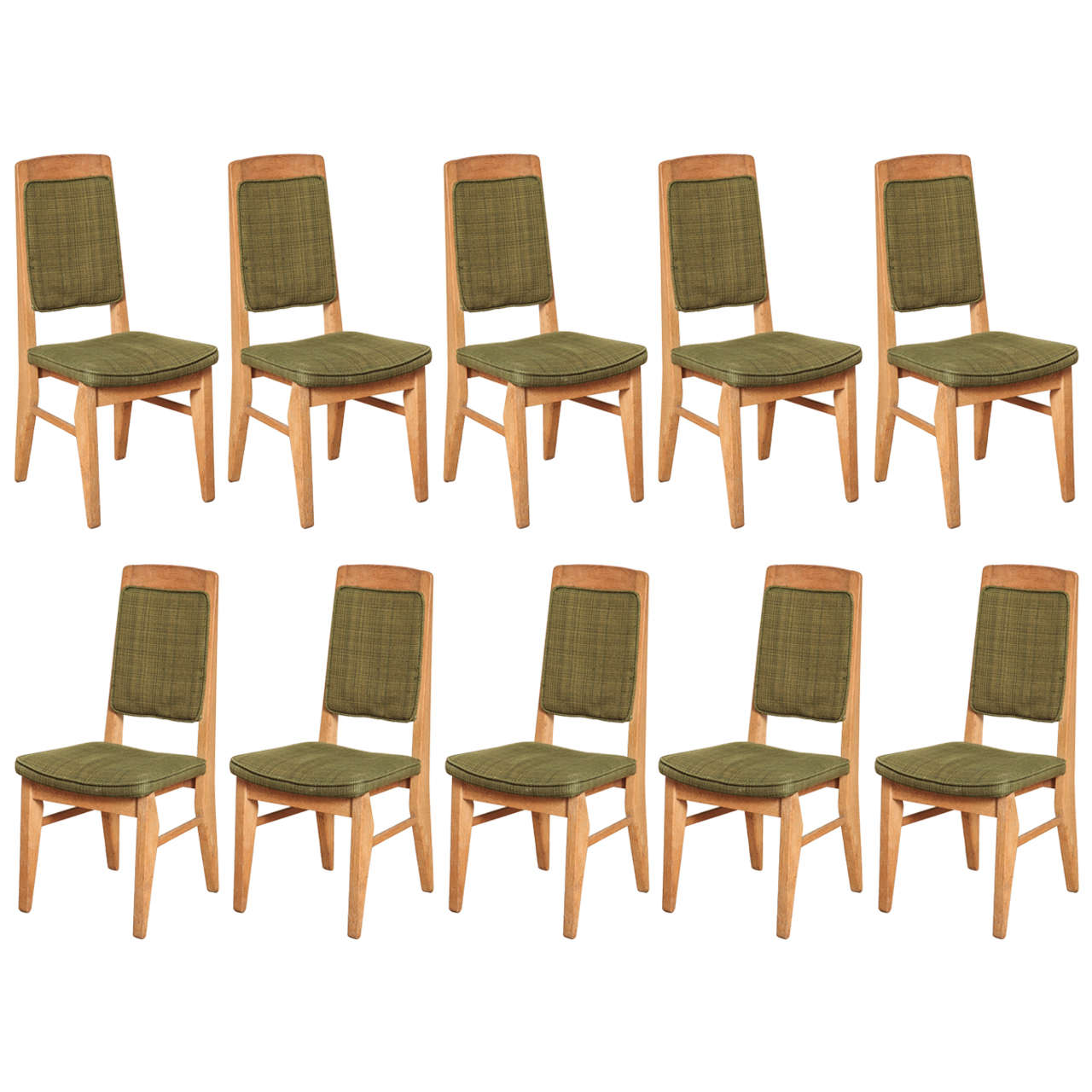Guillerme et Chambron Dining Room Chairs For Sale