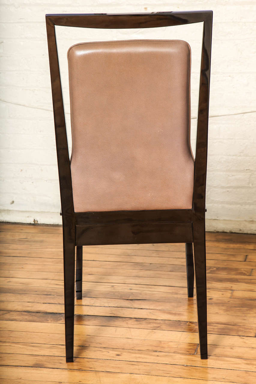 Fabulous Suite of Eight Modernist Dining Chairs 1