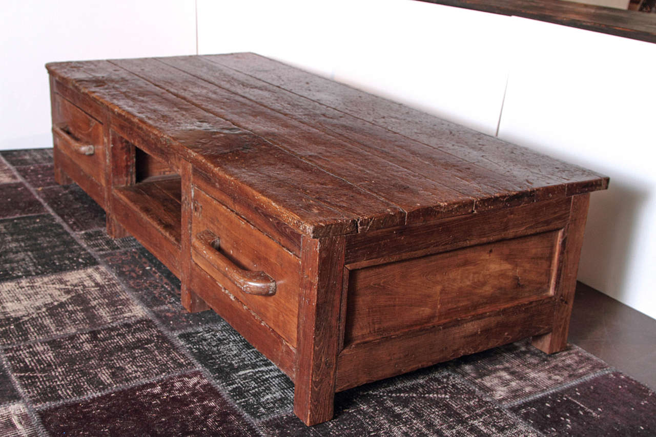 Primitive Wabi Sabi Coffee Table