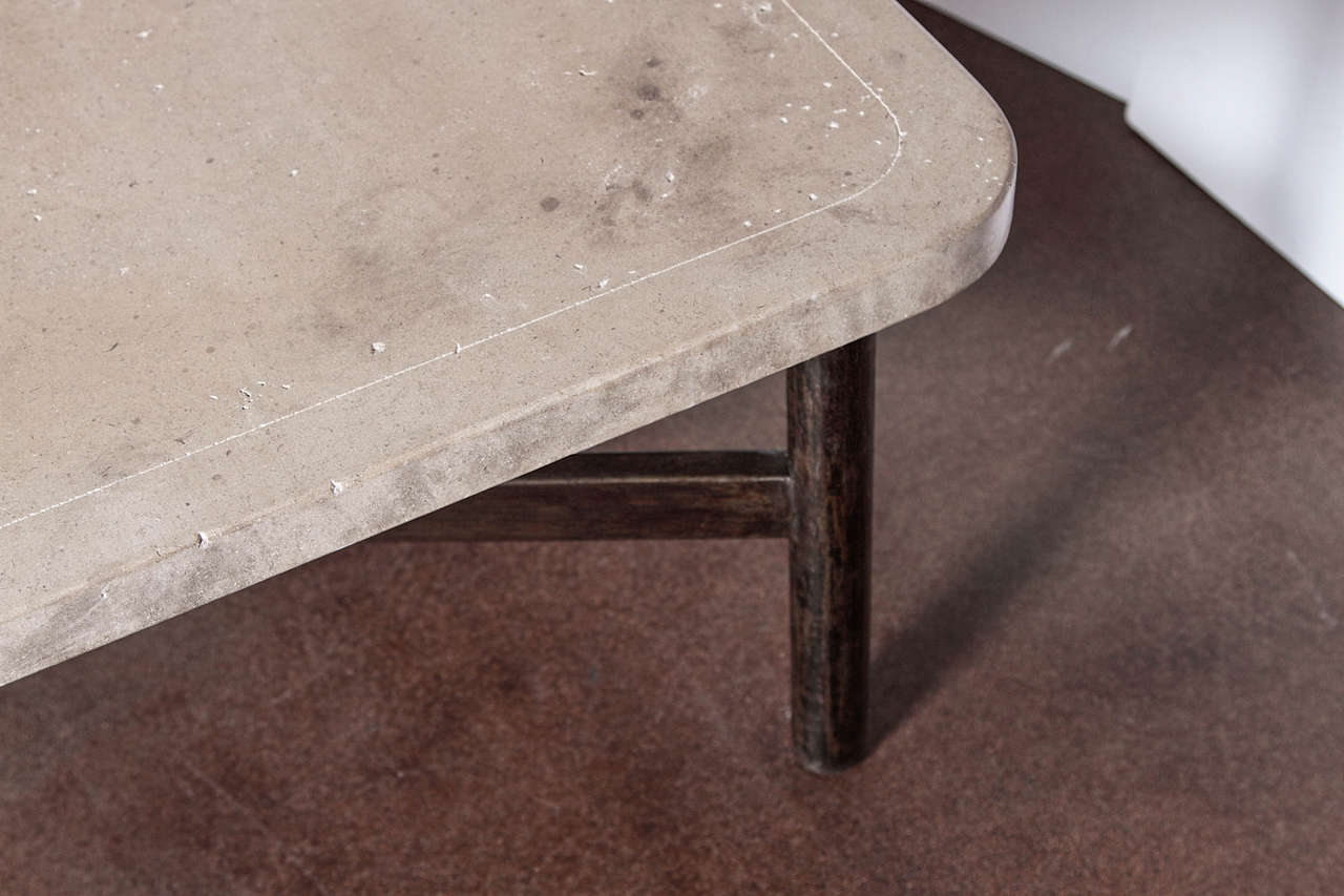limestone top coffee table