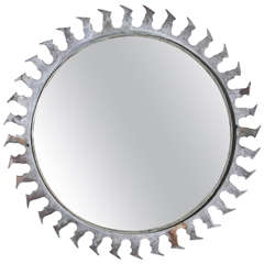 Industrial Saw Blade Starburst Mirror