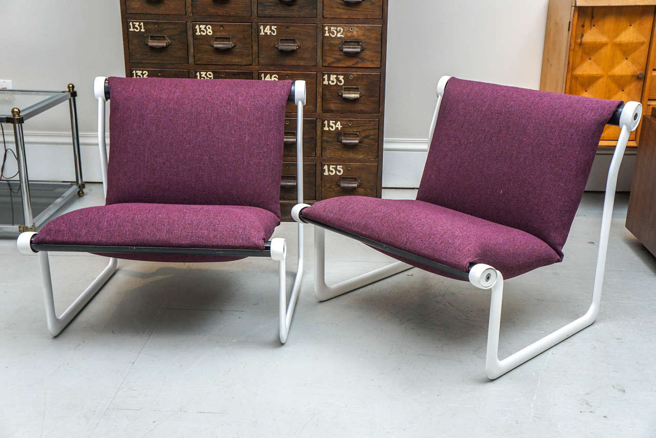 Pair of 1970s Hannah and Morrison Lounge Chairs for Knoll