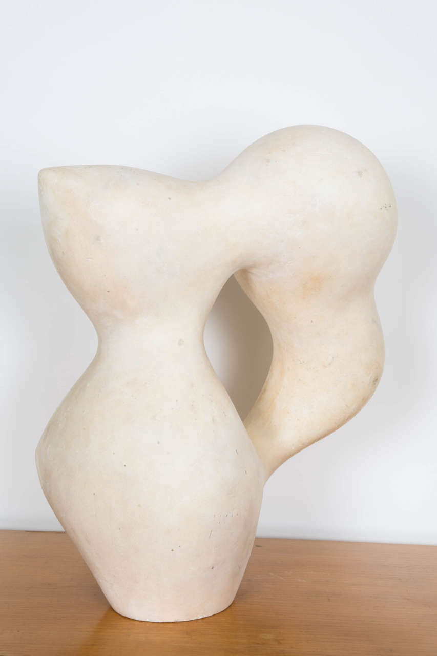 Crown of Buds II sculpture by Jean Arp.
Plaster.