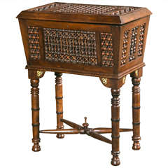 Antique Mashrabiya Design Work Box or Table