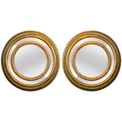 Paire de miroirs italiens