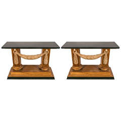 Pair of Console Tables , Hollywood Regency