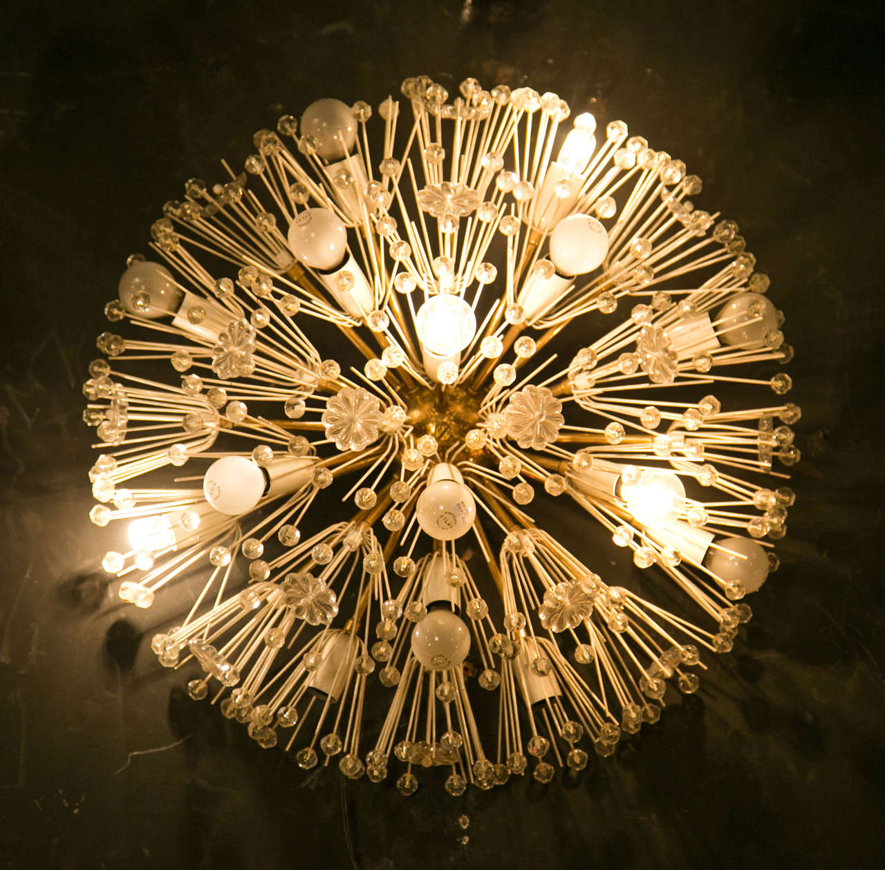 Pair of Large Sconces by Emil Stejnar, Austria, 1960s, "Snow Ball"