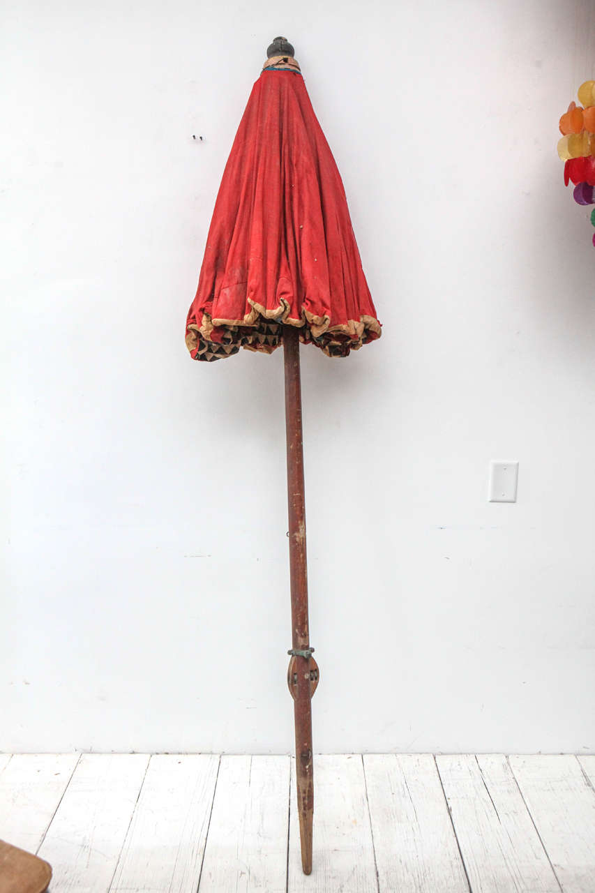 Moroccan Brightly Stitched Umbrella 2