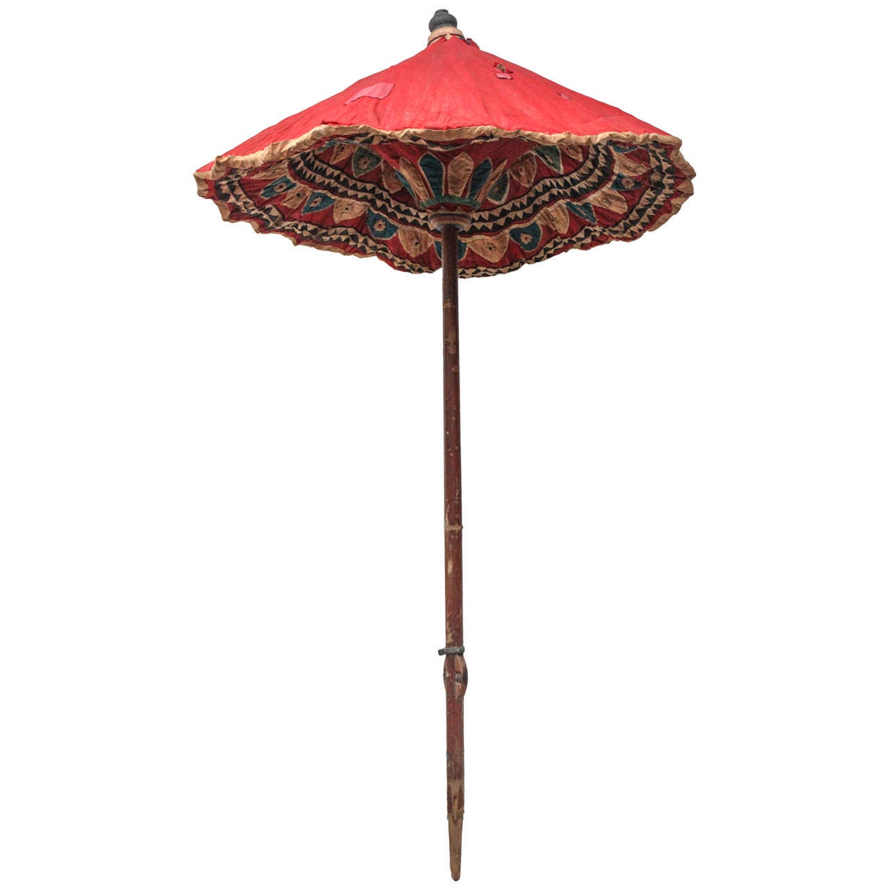 Moroccan Brightly Stitched Umbrella