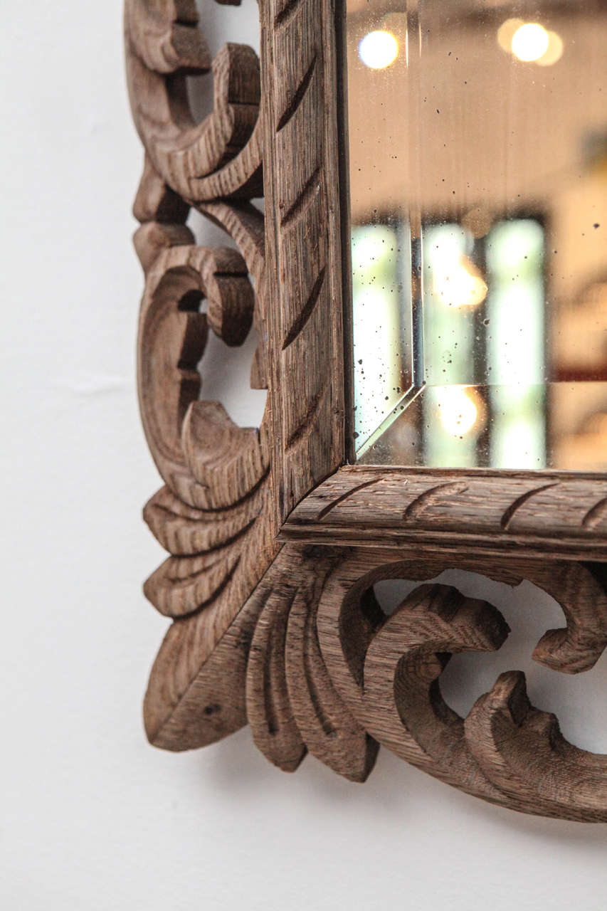 large carved mirror