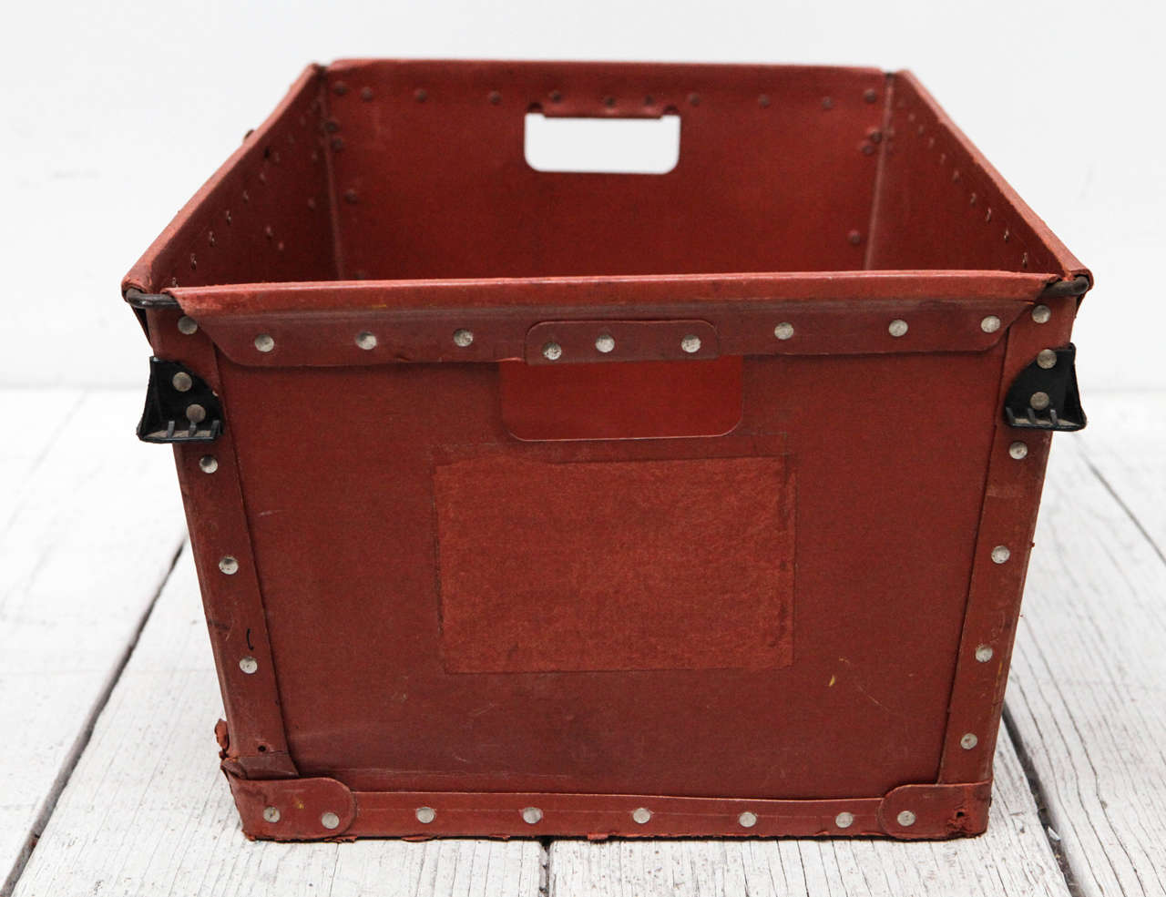 Industrial Red Storage Bins by Trafitol (Four Available) In Good Condition In Los Angeles, CA