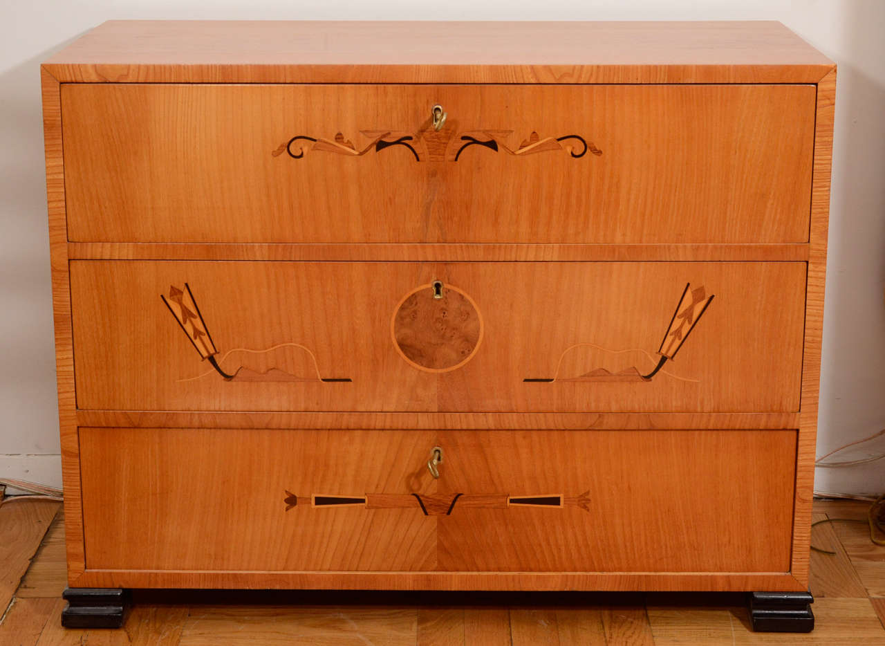 Swedish An Art Deco Chest of Drawers