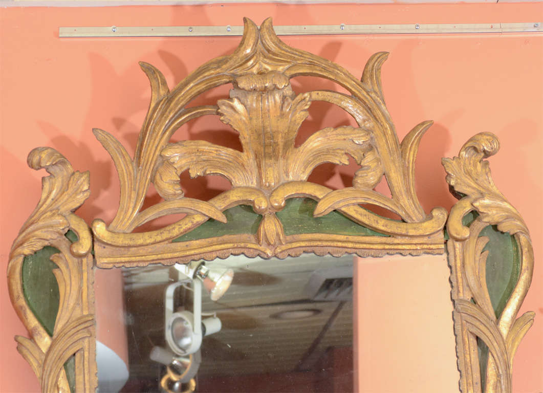 French Large Louis XV Pier Mirror