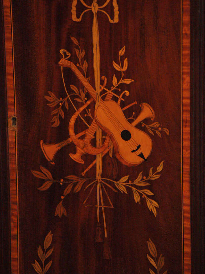 Antique English Late 19th Century  Mahogany Tall Case Clock 4