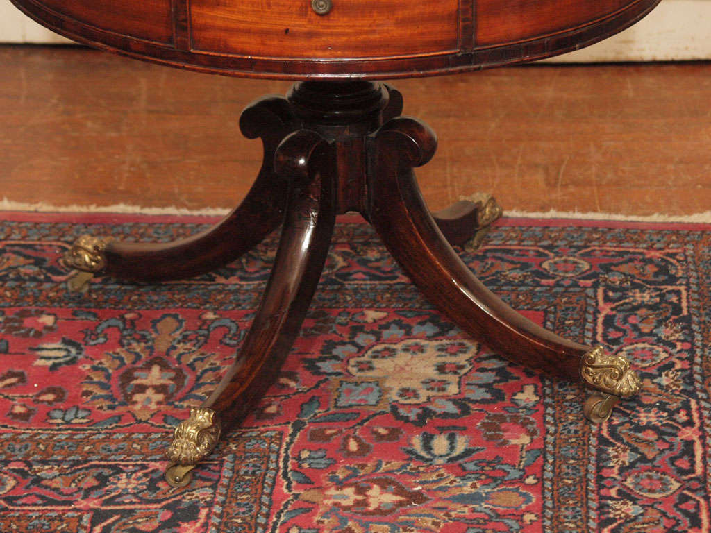 Antique Georgian Mahogany Rare Revolving Library/Drum Table 2