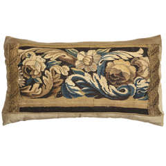 19th Century Tapestry Pillow 1
