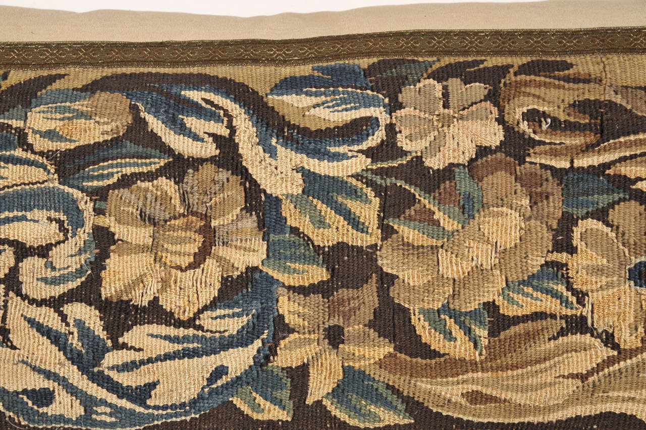 Baroque 18th Century Tapestry Lumbar Pillow