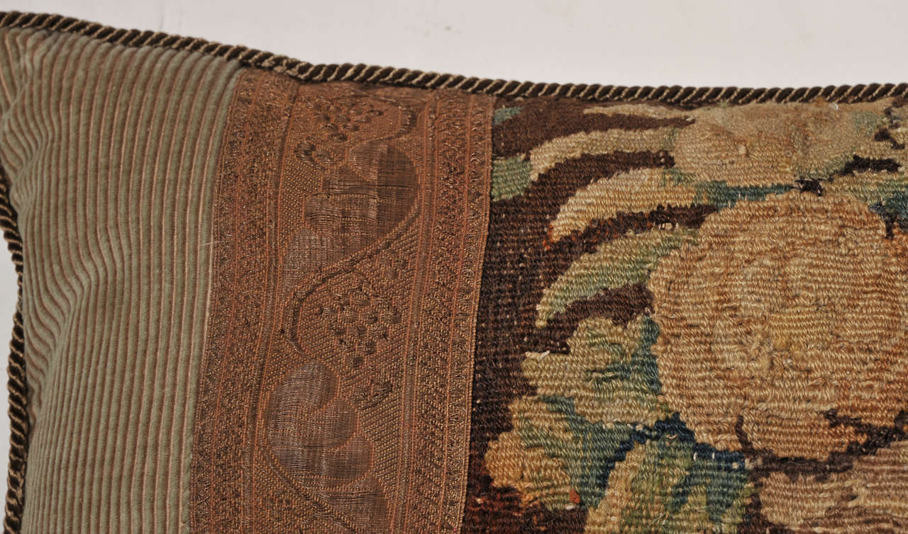 18th C Tapestry Lumbar Pillows For Sale at 1stdibs