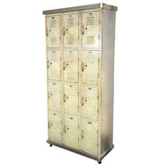 Vintage Awesome Industrial Locker