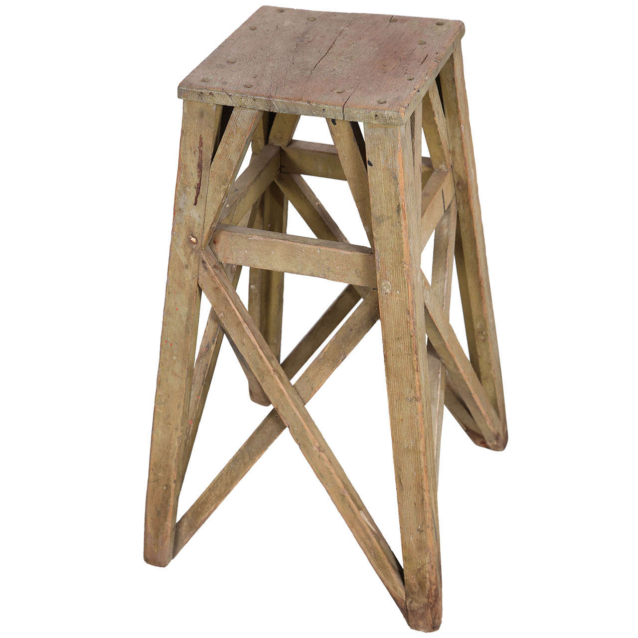 1920's Wooden Stool (Unknown Designer)