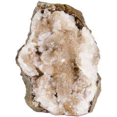 Vintage Impressive Quartz Crystal Mineral Specimen in Natural Stone
