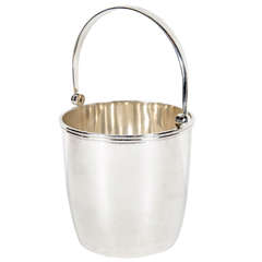 Art Deco Silver Plate Ice Bucket