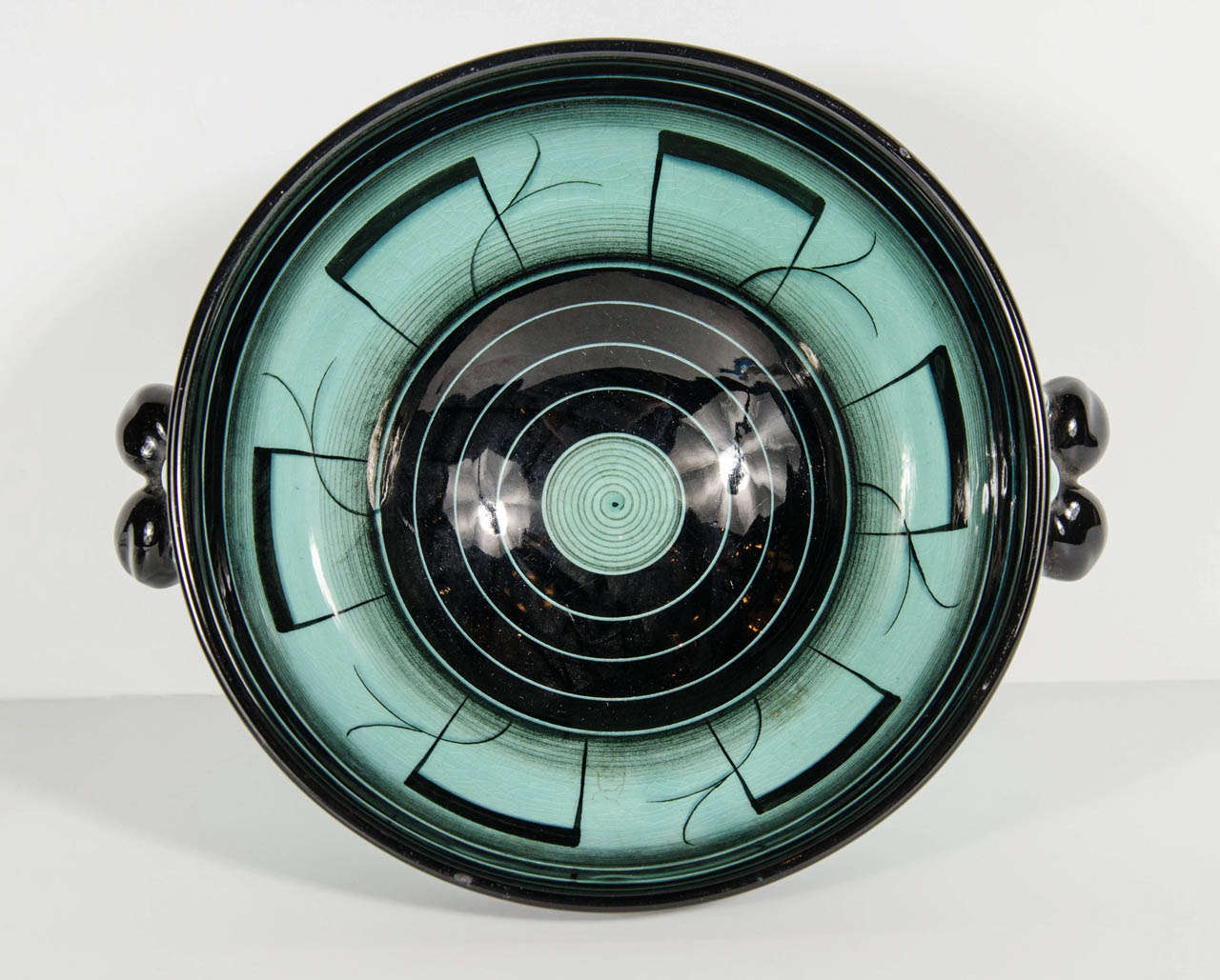 Art Deco Ceramic Bowl by Ilse Claussen for Rorstrand of Sweden at 1stdibs
