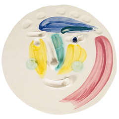 Pablo Picasso Ceramic Plate for Madoura