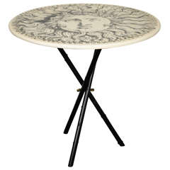 Center Table by Piero Fornasetti "Re Sole"