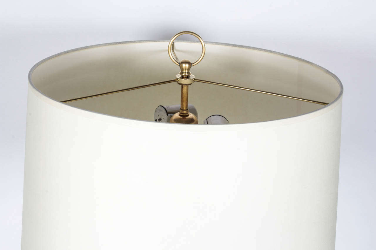 Mid-20th Century Hanson Fine White Porcelain Table Lamp For Sale