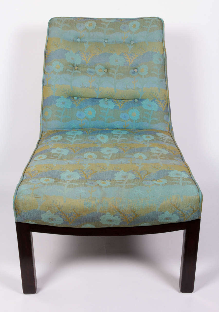 Mid-Century Modern Slipper Chair by Edward Wormley for Dunbar For Sale