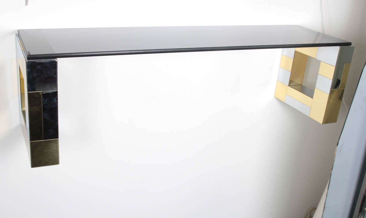 Cityscape Wall Mount Console by Paul Evans