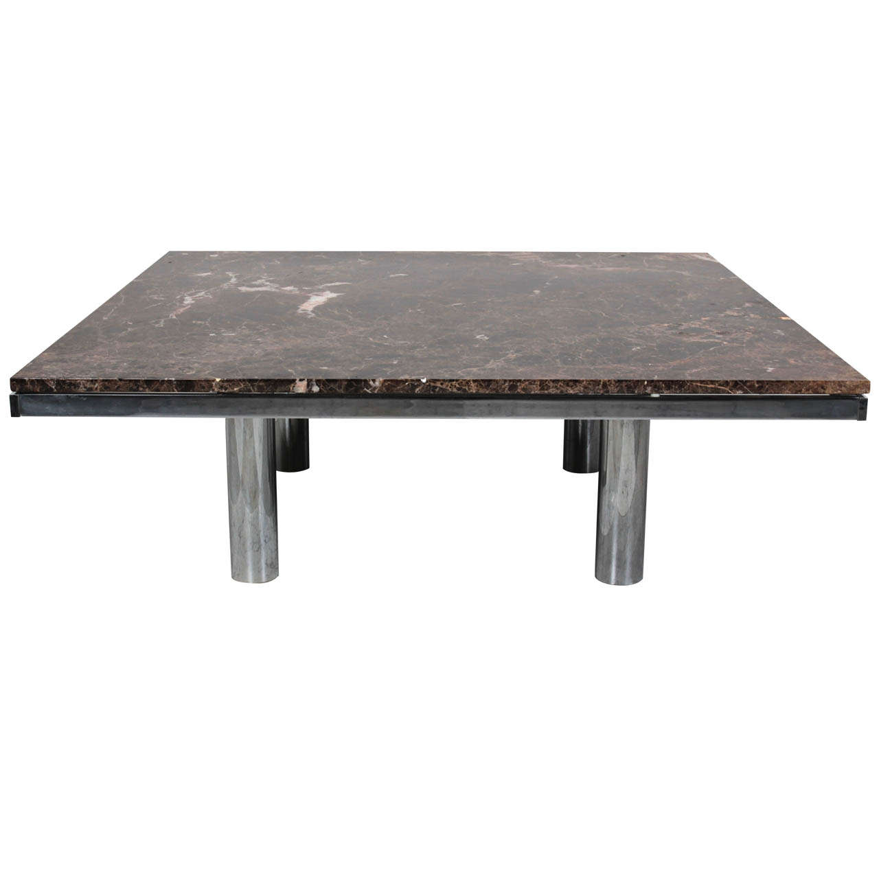 Tobia Scarpa "Andre" Coffee Table with Saint Laurent Marble-Top