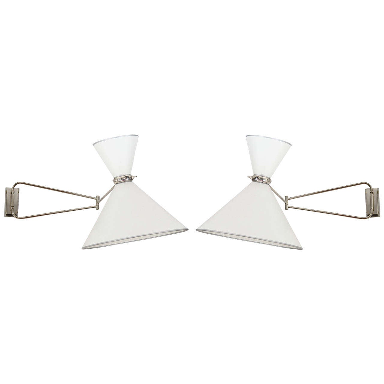 Multi Articulated Lunel Sconces For Sale